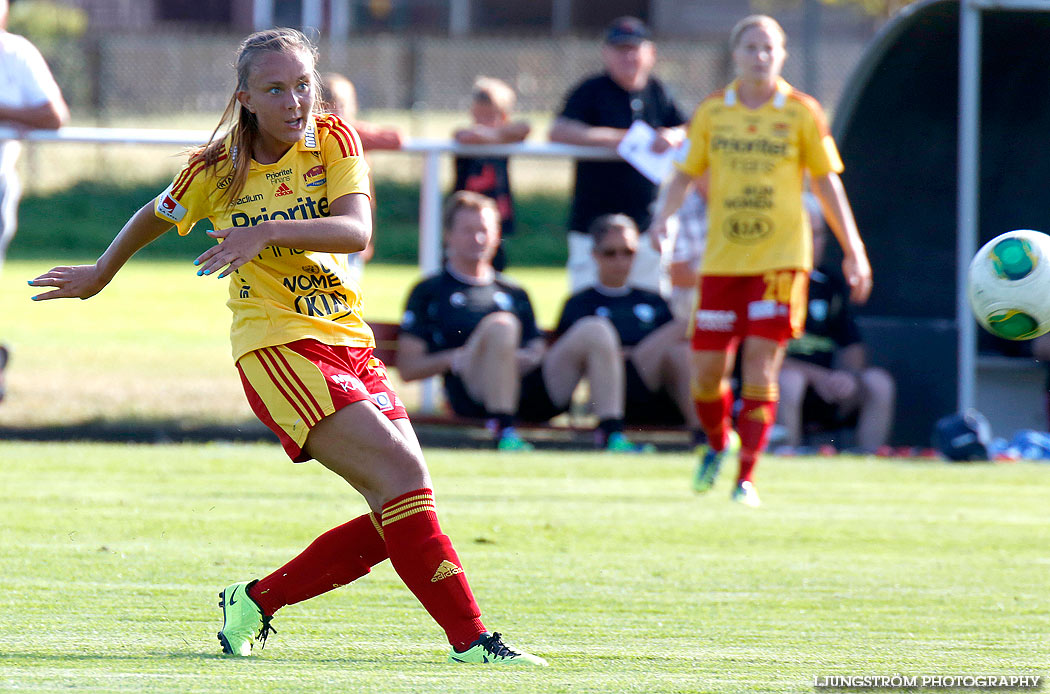 Träningsmatch Tyresö FF-Kopparbergs/Göteborg FC 2-2,dam,Guldkroksvallen,Hjo,Sverige,Fotboll,,2013,71343