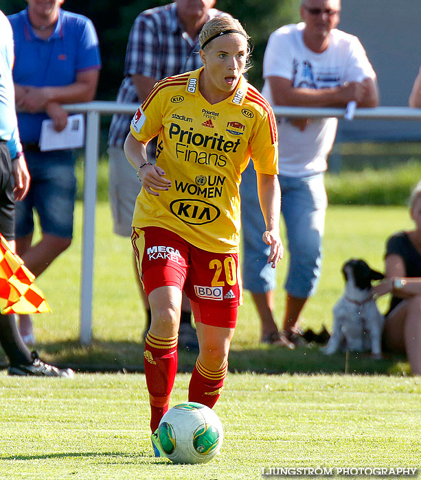 Träningsmatch Tyresö FF-Kopparbergs/Göteborg FC 2-2,dam,Guldkroksvallen,Hjo,Sverige,Fotboll,,2013,71345