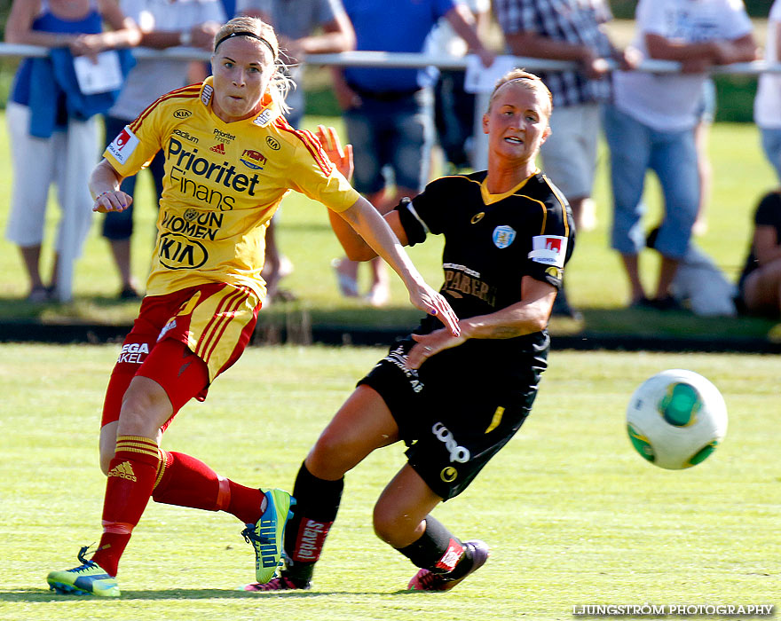 Träningsmatch Tyresö FF-Kopparbergs/Göteborg FC 2-2,dam,Guldkroksvallen,Hjo,Sverige,Fotboll,,2013,71361