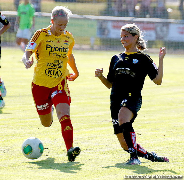 Träningsmatch Tyresö FF-Kopparbergs/Göteborg FC 2-2,dam,Guldkroksvallen,Hjo,Sverige,Fotboll,,2013,71363