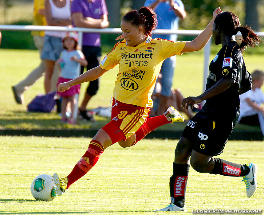 Träningsmatch Tyresö FF-Kopparbergs/Göteborg FC 2-2,dam,Guldkroksvallen,Hjo,Sverige,Fotboll,,2013,71394