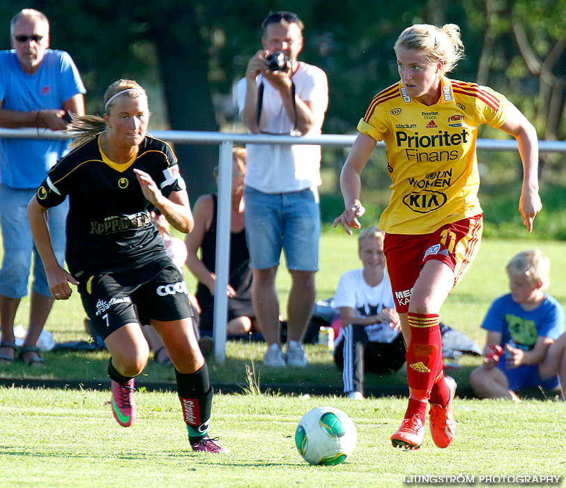 Träningsmatch Tyresö FF-Kopparbergs/Göteborg FC 2-2,dam,Guldkroksvallen,Hjo,Sverige,Fotboll,,2013,71403