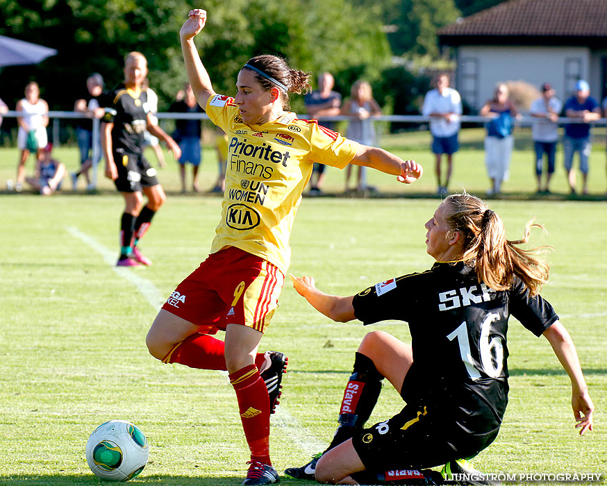 Träningsmatch Tyresö FF-Kopparbergs/Göteborg FC 2-2,dam,Guldkroksvallen,Hjo,Sverige,Fotboll,,2013,71410
