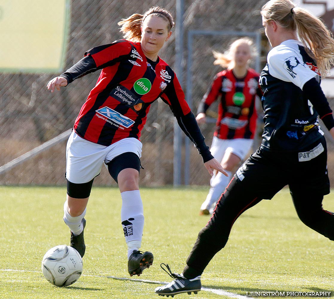 Träningsmatch Skövde KIK-Lidköpings FK 1-7,dam,Södermalms IP,Skövde,Sverige,Fotboll,,2014,83565