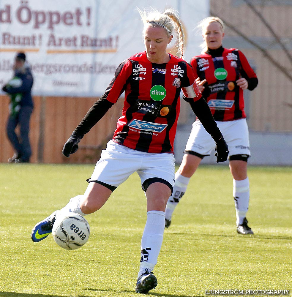 Träningsmatch Skövde KIK-Lidköpings FK 1-7,dam,Södermalms IP,Skövde,Sverige,Fotboll,,2014,83566