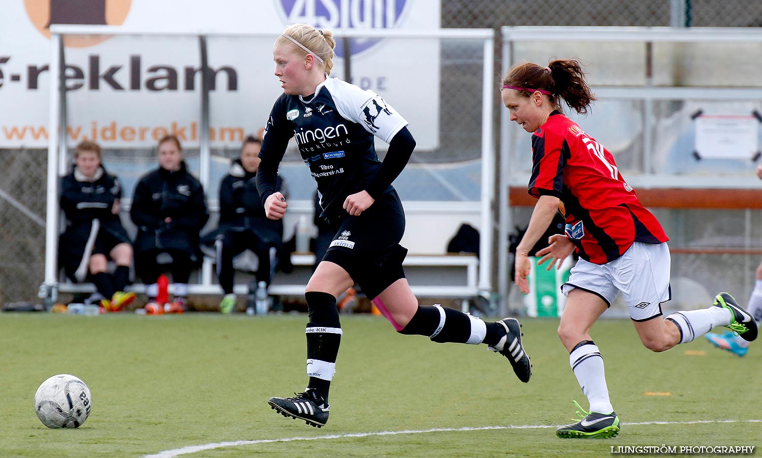 Träningsmatch Skövde KIK-Lidköpings FK 1-7,dam,Södermalms IP,Skövde,Sverige,Fotboll,,2014,83592