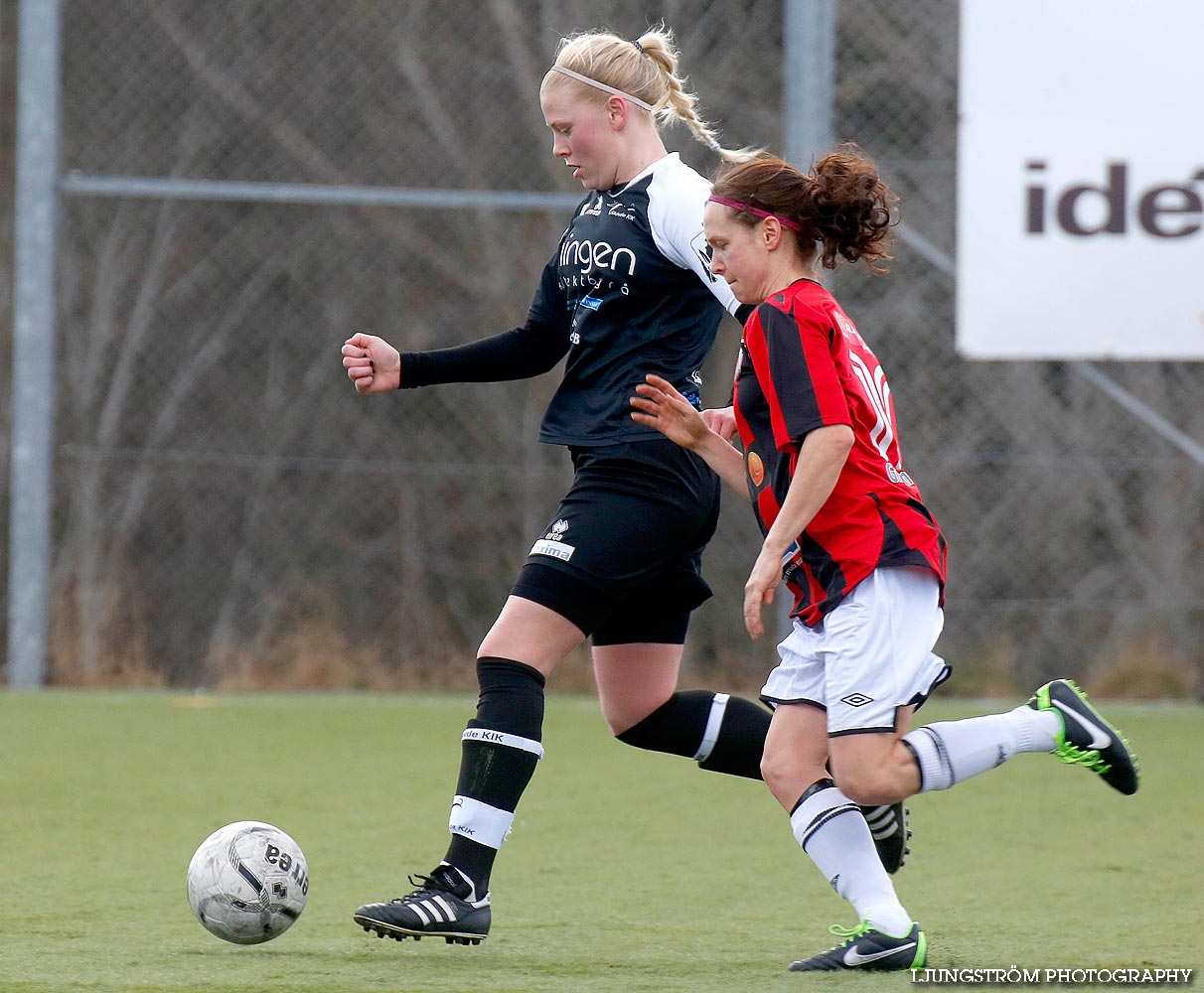 Träningsmatch Skövde KIK-Lidköpings FK 1-7,dam,Södermalms IP,Skövde,Sverige,Fotboll,,2014,83593