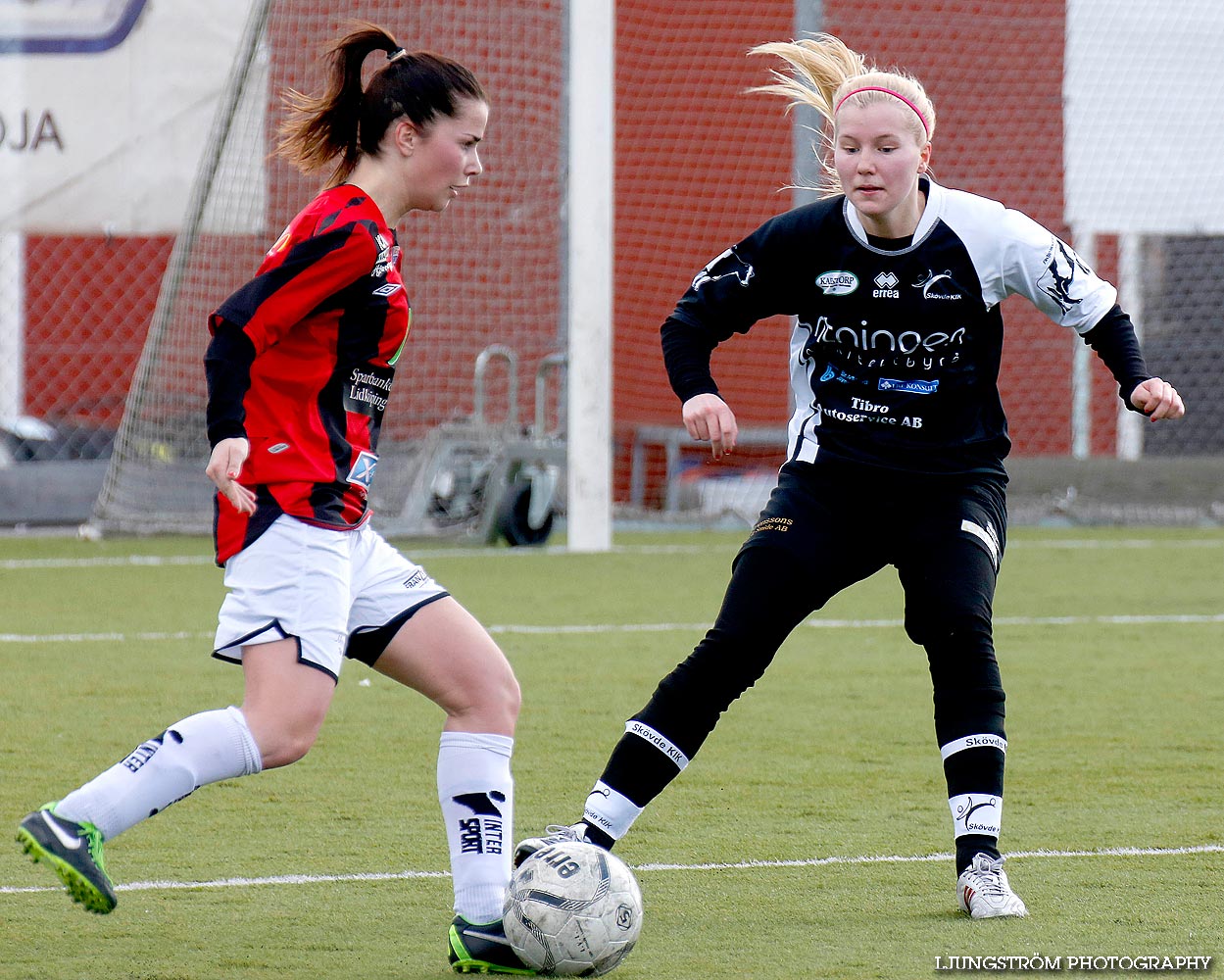 Träningsmatch Skövde KIK-Lidköpings FK 1-7,dam,Södermalms IP,Skövde,Sverige,Fotboll,,2014,83596