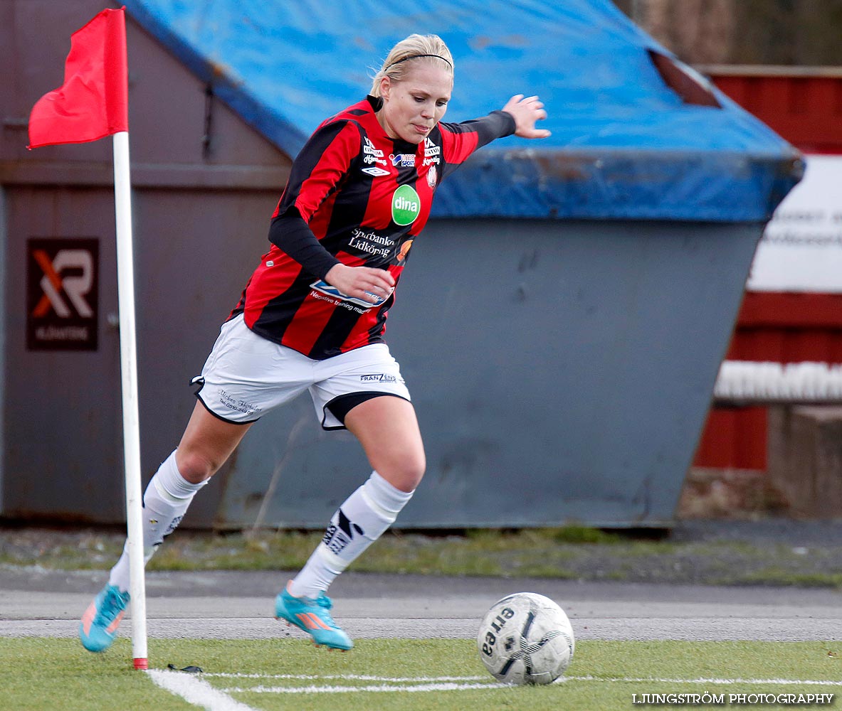 Träningsmatch Skövde KIK-Lidköpings FK 1-7,dam,Södermalms IP,Skövde,Sverige,Fotboll,,2014,83602