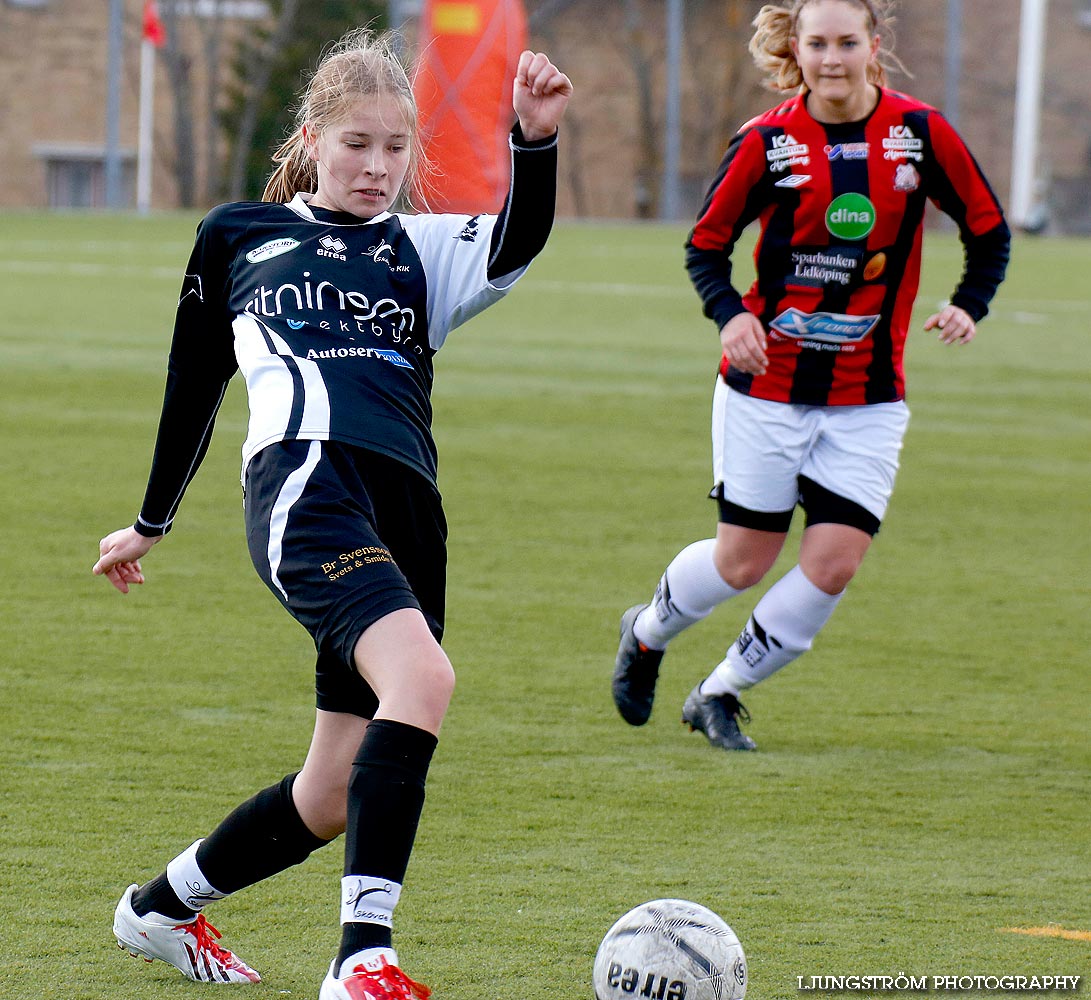 Träningsmatch Skövde KIK-Lidköpings FK 1-7,dam,Södermalms IP,Skövde,Sverige,Fotboll,,2014,83605