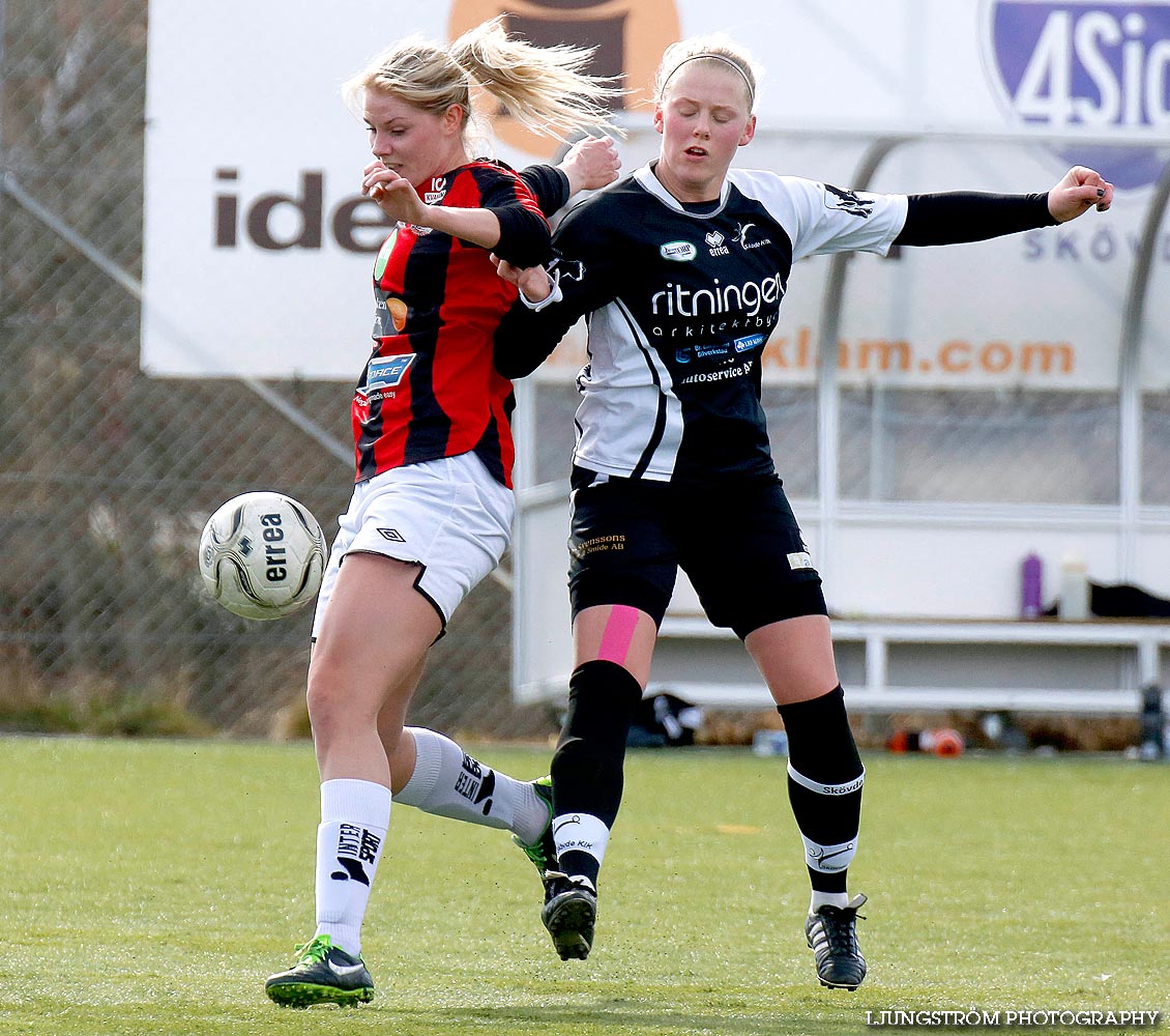 Träningsmatch Skövde KIK-Lidköpings FK 1-7,dam,Södermalms IP,Skövde,Sverige,Fotboll,,2014,83612