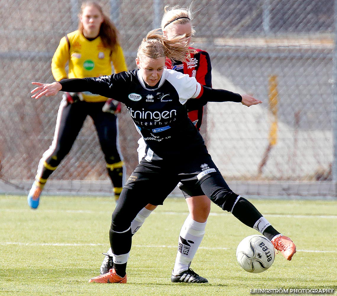 Träningsmatch Skövde KIK-Lidköpings FK 1-7,dam,Södermalms IP,Skövde,Sverige,Fotboll,,2014,83620