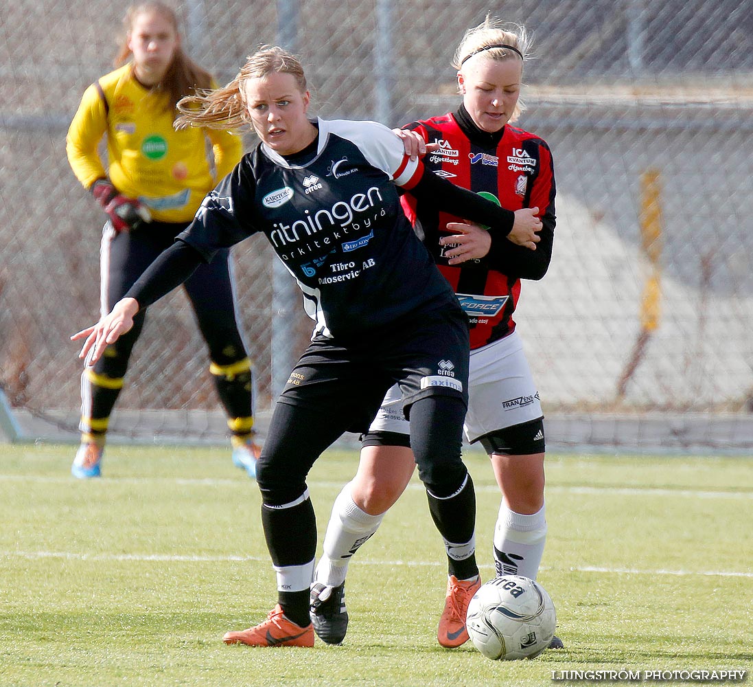 Träningsmatch Skövde KIK-Lidköpings FK 1-7,dam,Södermalms IP,Skövde,Sverige,Fotboll,,2014,83622