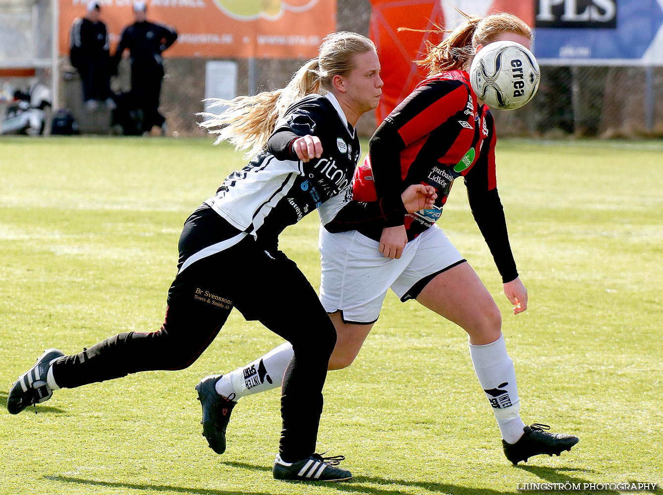 Träningsmatch Skövde KIK-Lidköpings FK 1-7,dam,Södermalms IP,Skövde,Sverige,Fotboll,,2014,83635