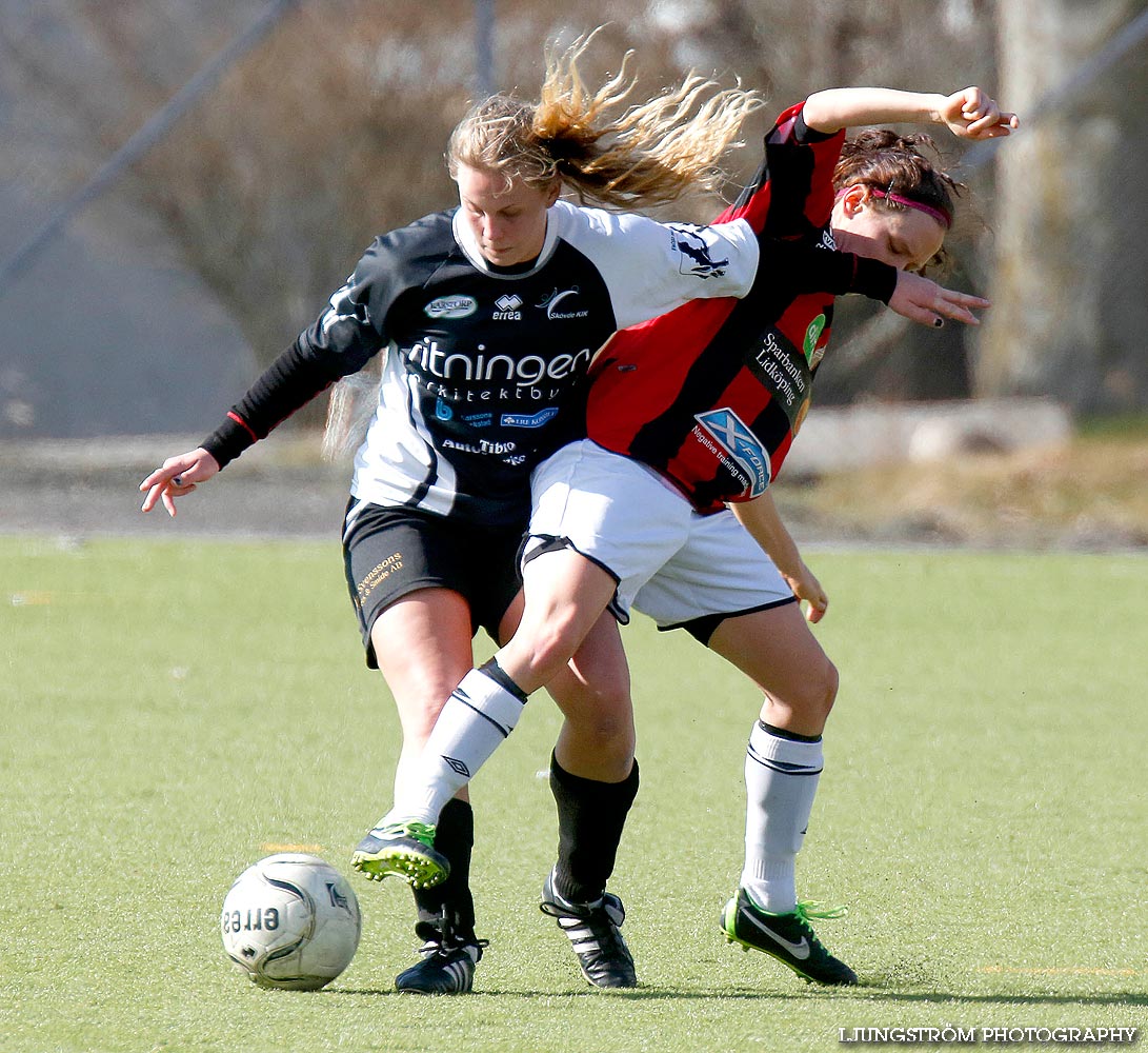 Träningsmatch Skövde KIK-Lidköpings FK 1-7,dam,Södermalms IP,Skövde,Sverige,Fotboll,,2014,83656