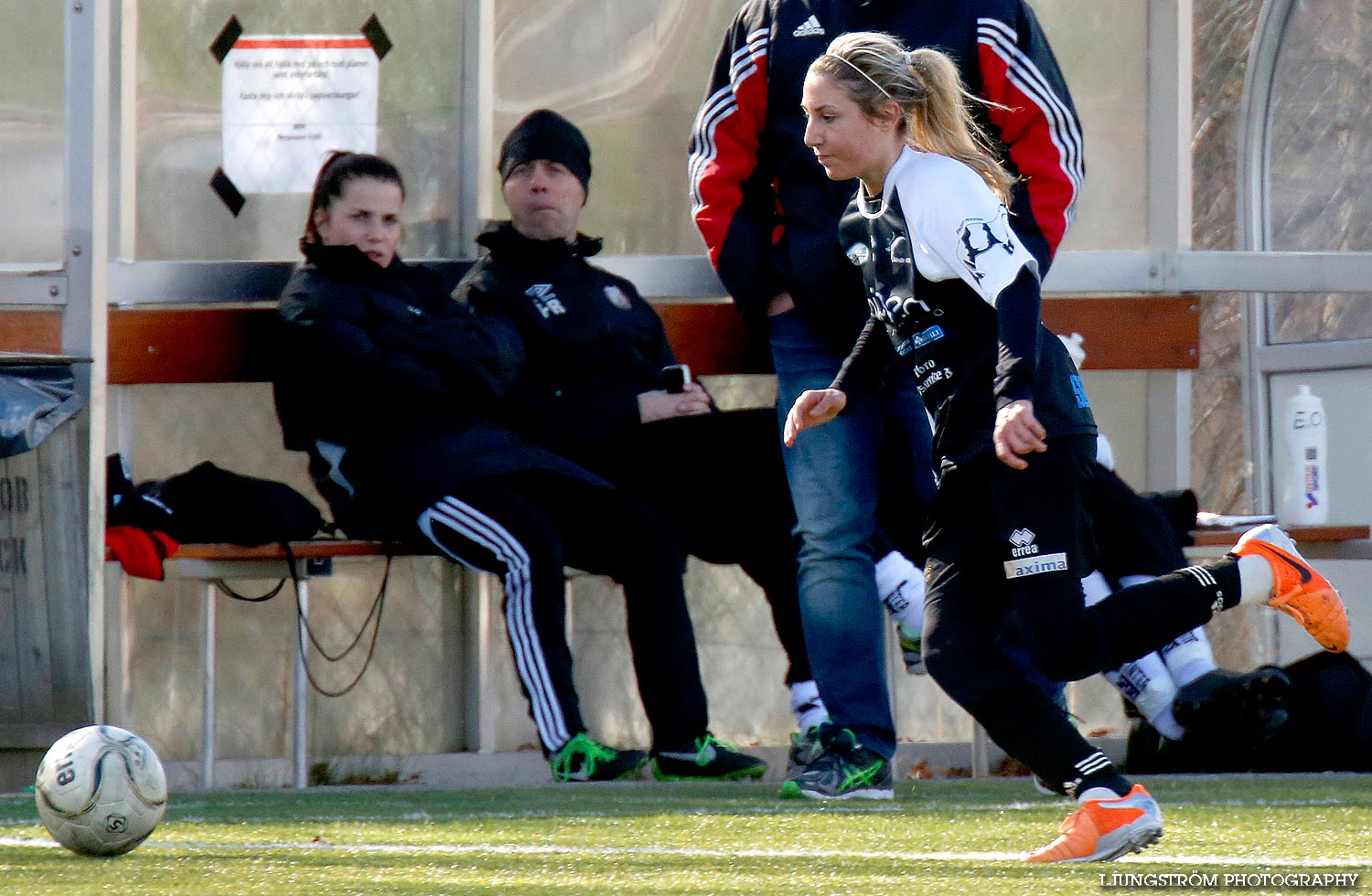 Träningsmatch Skövde KIK-Lidköpings FK 1-7,dam,Södermalms IP,Skövde,Sverige,Fotboll,,2014,83660