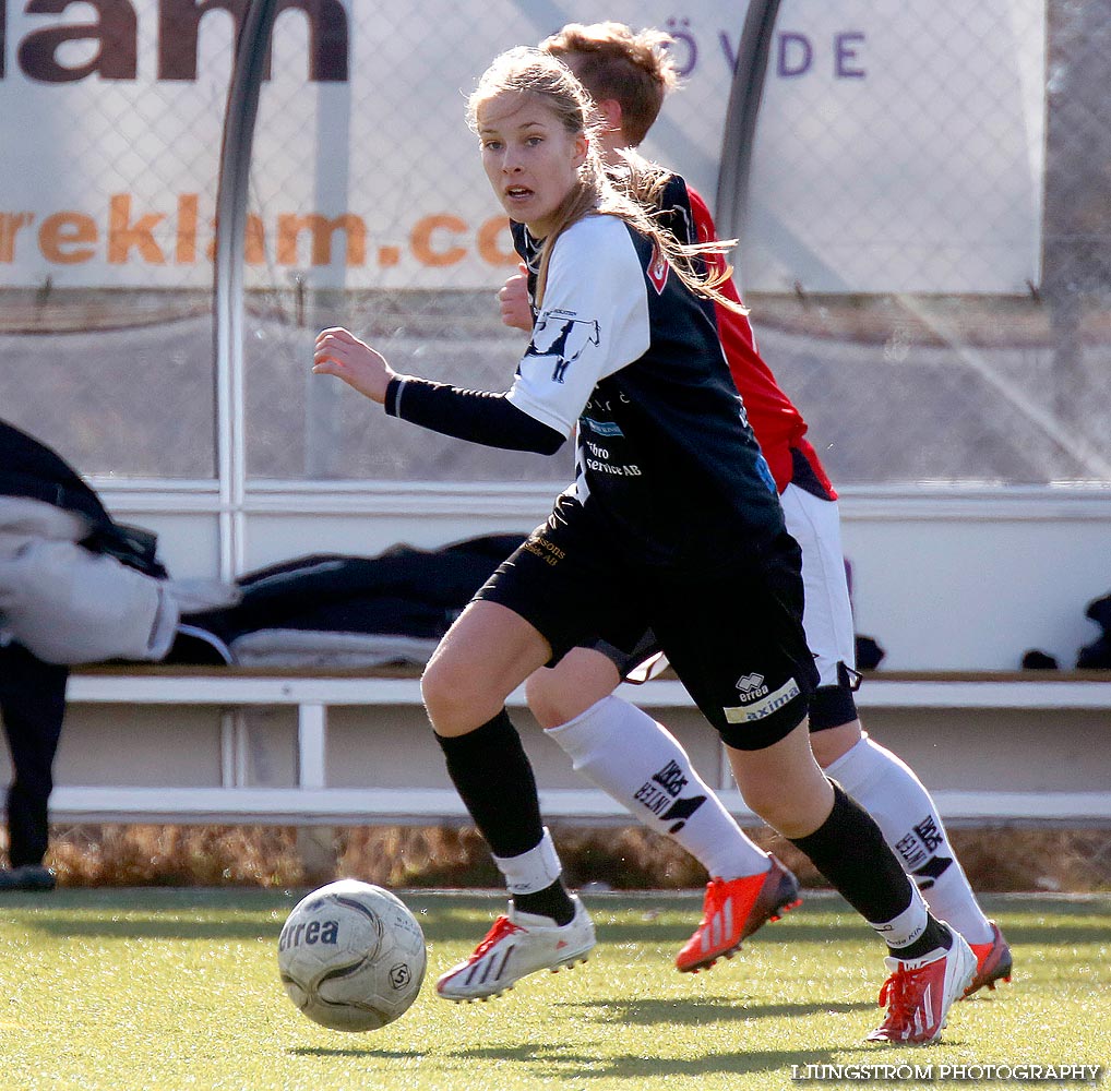 Träningsmatch Skövde KIK-Lidköpings FK 1-7,dam,Södermalms IP,Skövde,Sverige,Fotboll,,2014,83684