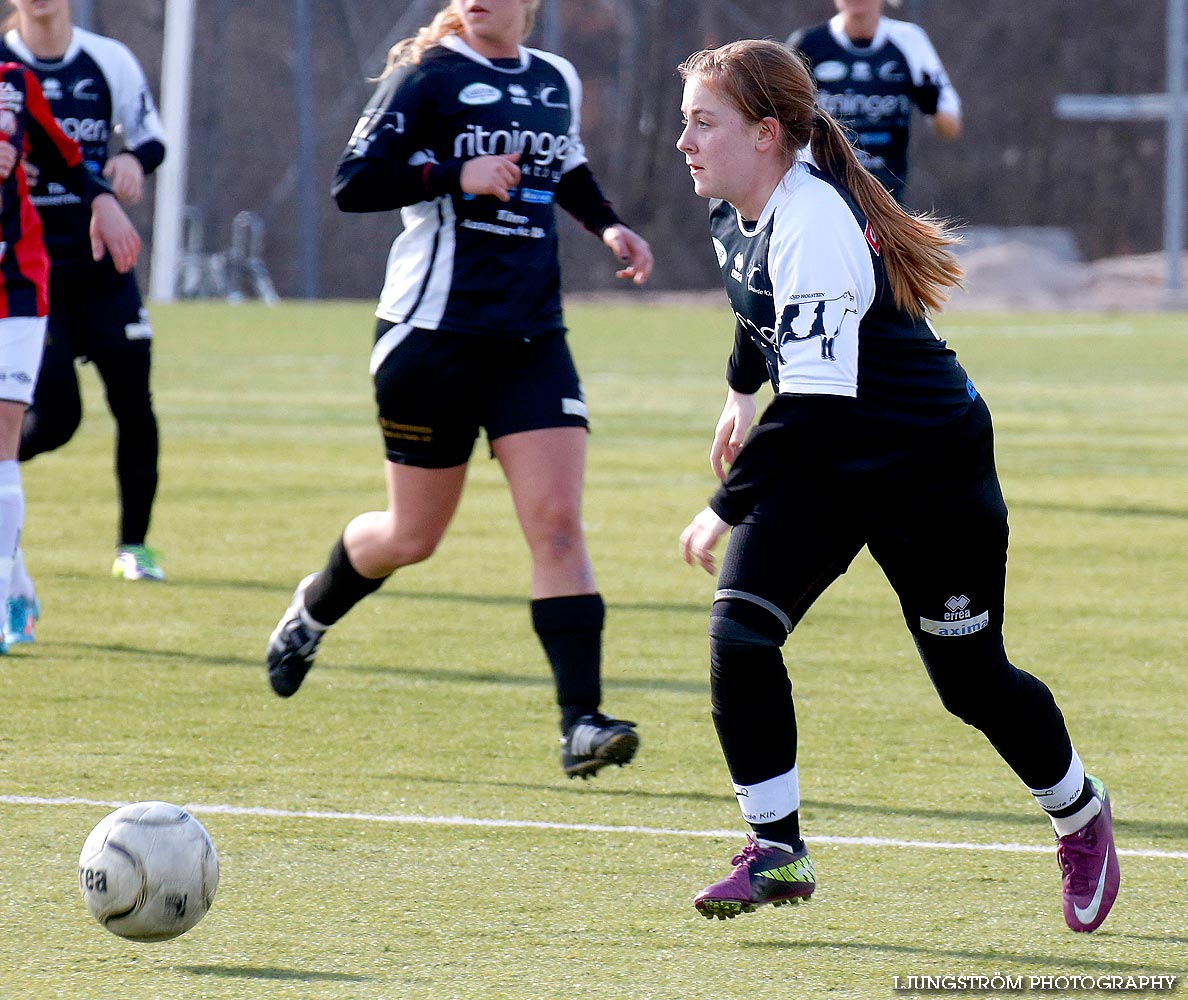 Träningsmatch Skövde KIK-Lidköpings FK 1-7,dam,Södermalms IP,Skövde,Sverige,Fotboll,,2014,83687