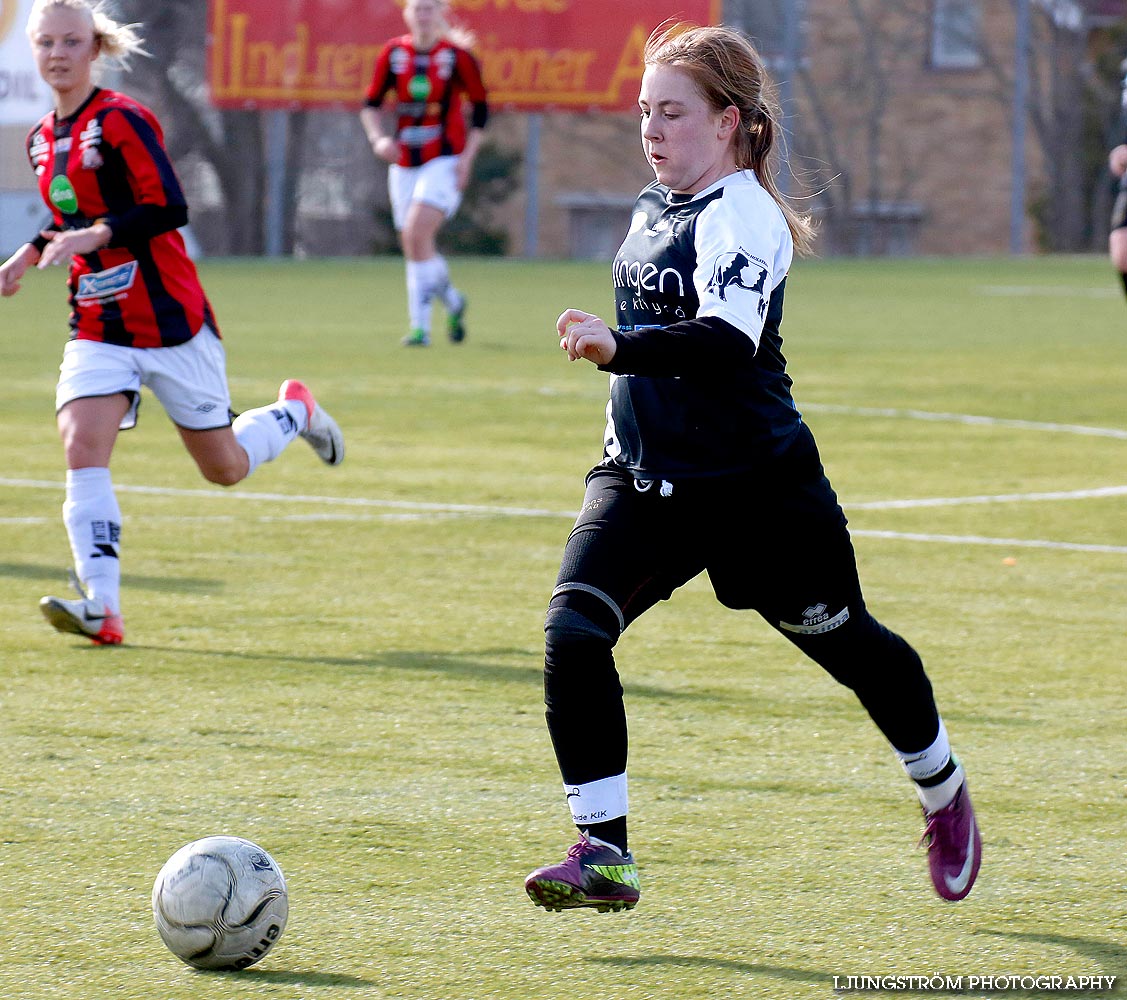 Träningsmatch Skövde KIK-Lidköpings FK 1-7,dam,Södermalms IP,Skövde,Sverige,Fotboll,,2014,83688