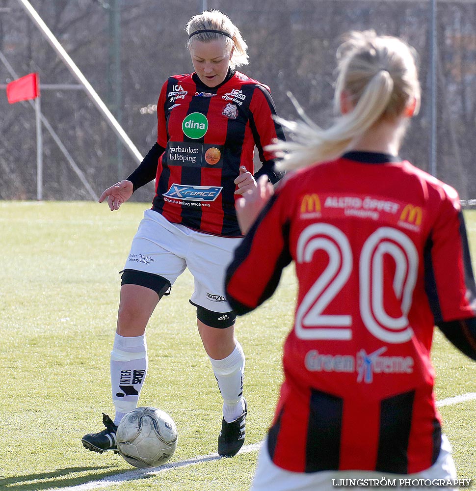 Träningsmatch Skövde KIK-Lidköpings FK 1-7,dam,Södermalms IP,Skövde,Sverige,Fotboll,,2014,83692
