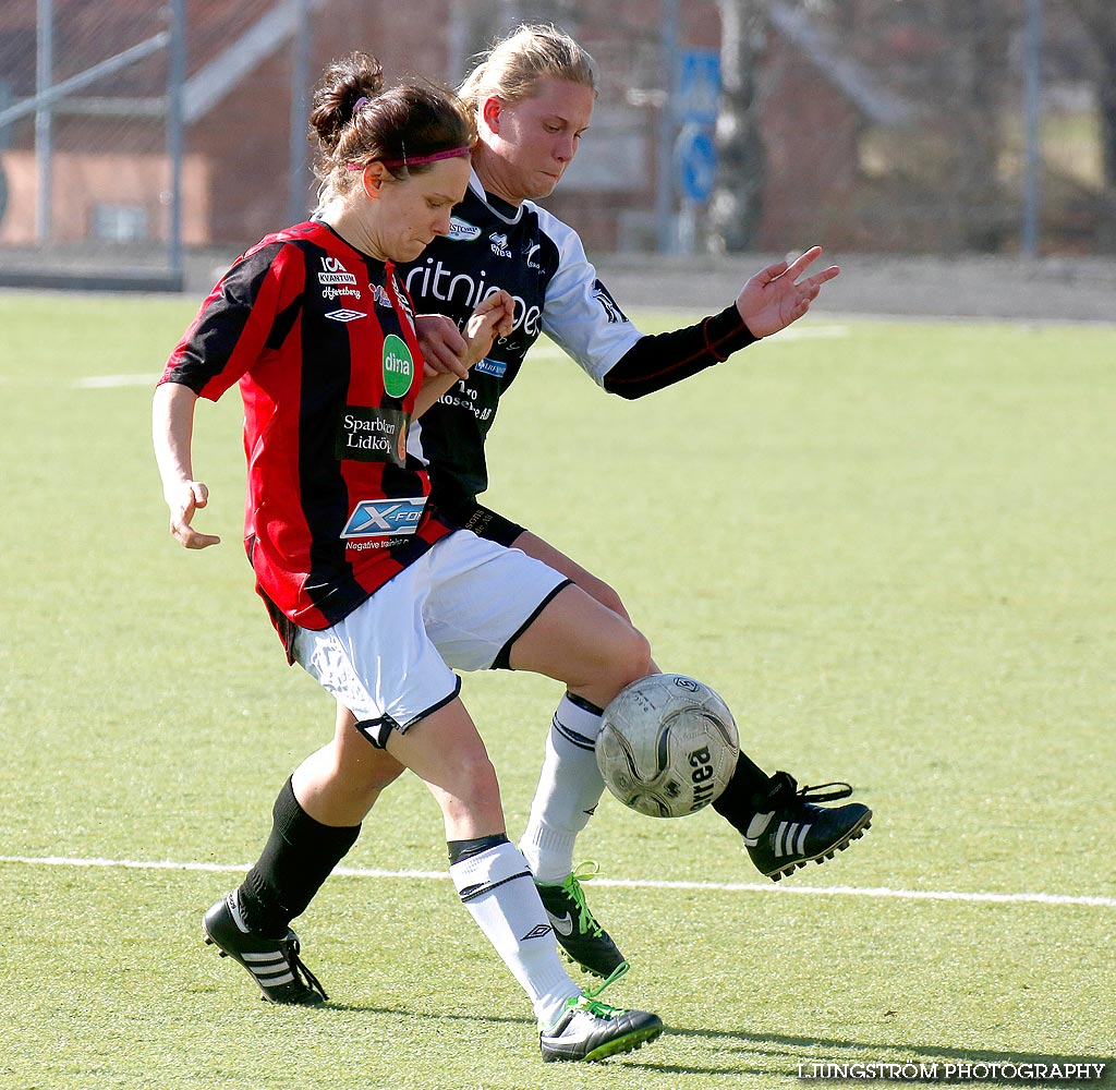Träningsmatch Skövde KIK-Lidköpings FK 1-7,dam,Södermalms IP,Skövde,Sverige,Fotboll,,2014,83694