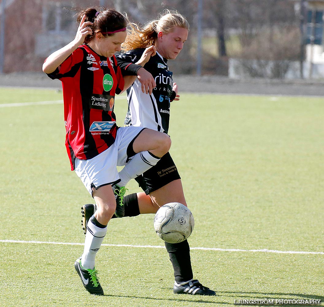 Träningsmatch Skövde KIK-Lidköpings FK 1-7,dam,Södermalms IP,Skövde,Sverige,Fotboll,,2014,83695