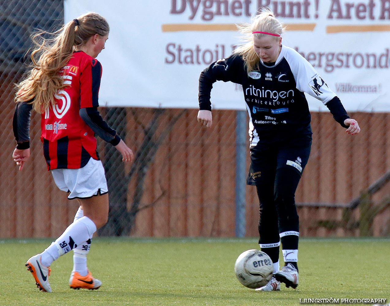 Träningsmatch Skövde KIK-Lidköpings FK 1-7,dam,Södermalms IP,Skövde,Sverige,Fotboll,,2014,83700