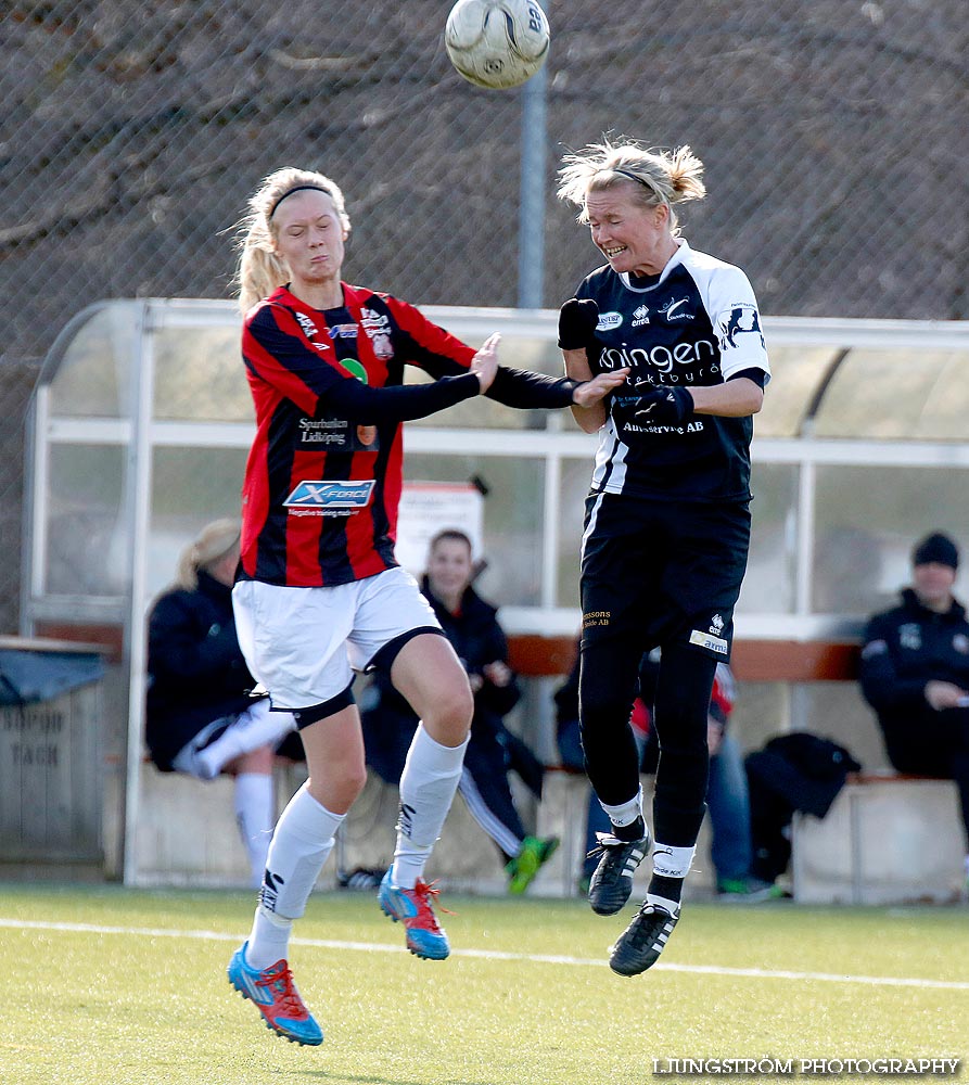 Träningsmatch Skövde KIK-Lidköpings FK 1-7,dam,Södermalms IP,Skövde,Sverige,Fotboll,,2014,83702