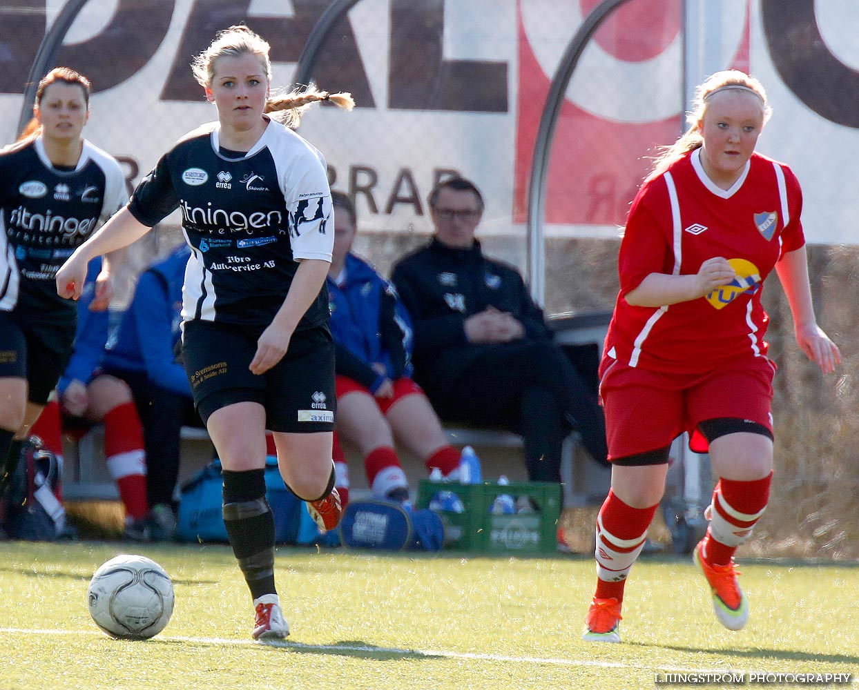Träningsmatch Skövde KIK-Ulricehamns IFK 6-2,dam,Södermalms IP,Skövde,Sverige,Fotboll,,2014,83705