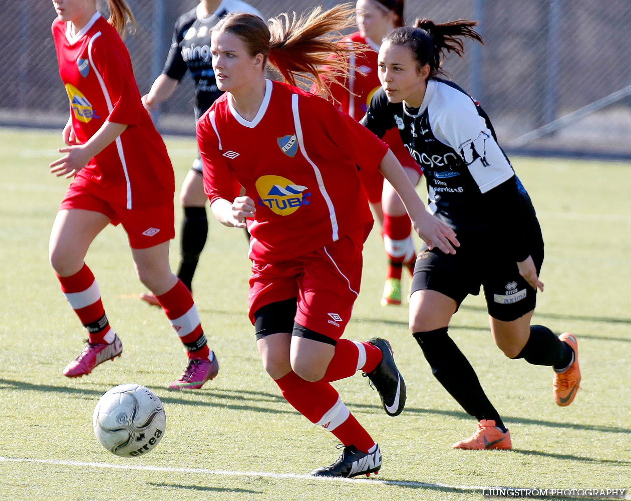 Träningsmatch Skövde KIK-Ulricehamns IFK 6-2,dam,Södermalms IP,Skövde,Sverige,Fotboll,,2014,83711