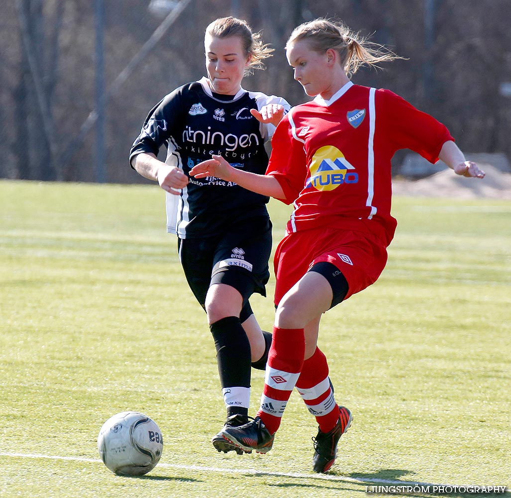Träningsmatch Skövde KIK-Ulricehamns IFK 6-2,dam,Södermalms IP,Skövde,Sverige,Fotboll,,2014,83718