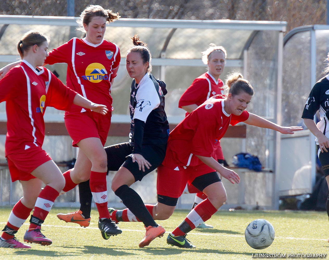 Träningsmatch Skövde KIK-Ulricehamns IFK 6-2,dam,Södermalms IP,Skövde,Sverige,Fotboll,,2014,83724