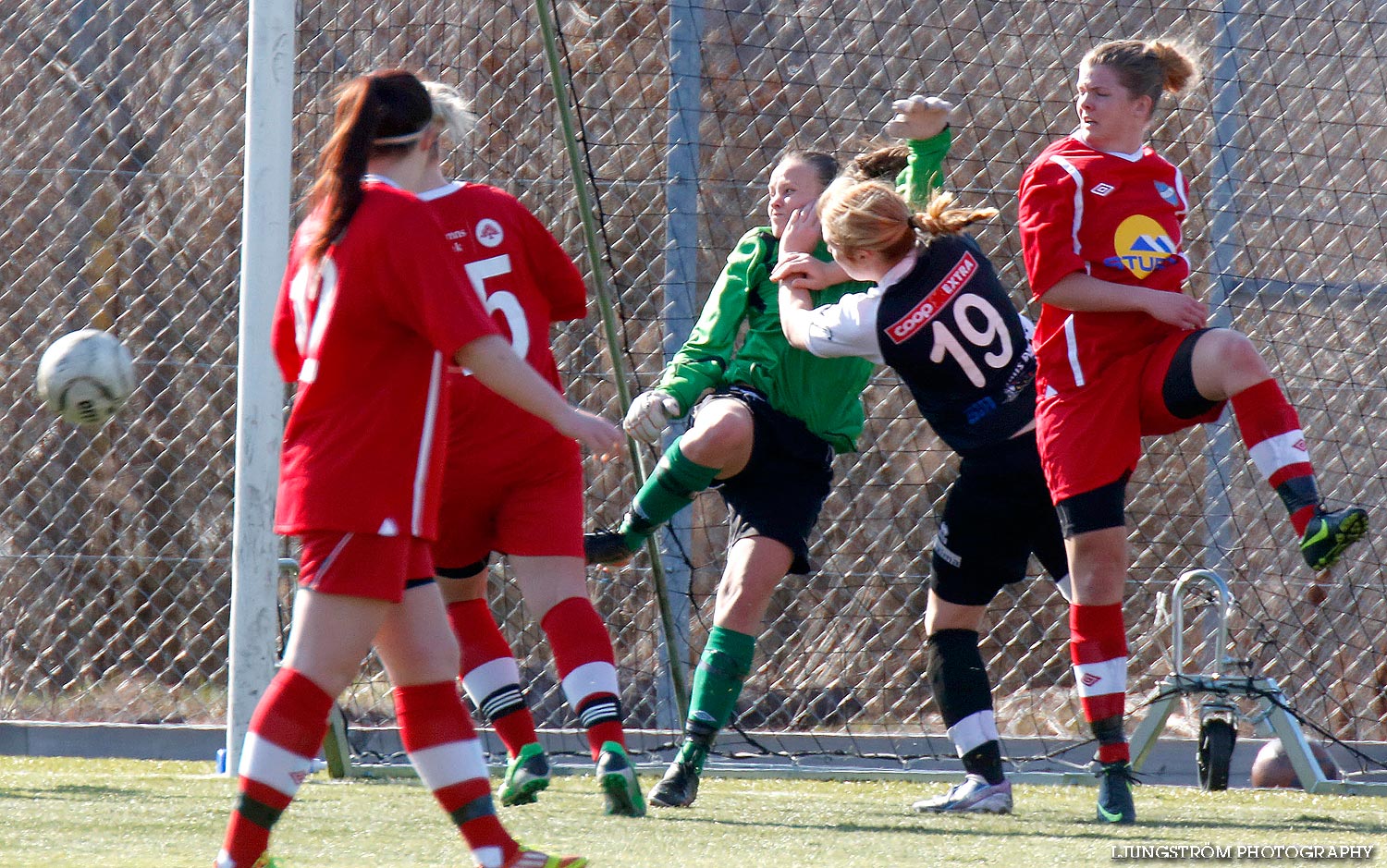 Träningsmatch Skövde KIK-Ulricehamns IFK 6-2,dam,Södermalms IP,Skövde,Sverige,Fotboll,,2014,83726