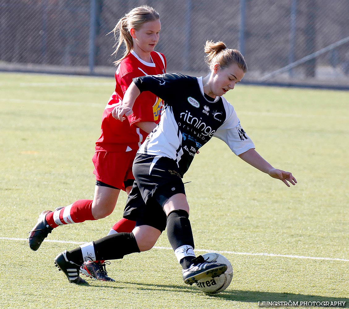 Träningsmatch Skövde KIK-Ulricehamns IFK 6-2,dam,Södermalms IP,Skövde,Sverige,Fotboll,,2014,83742