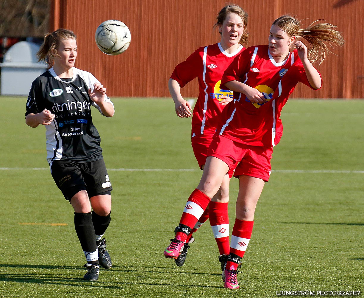 Träningsmatch Skövde KIK-Ulricehamns IFK 6-2,dam,Södermalms IP,Skövde,Sverige,Fotboll,,2014,83752