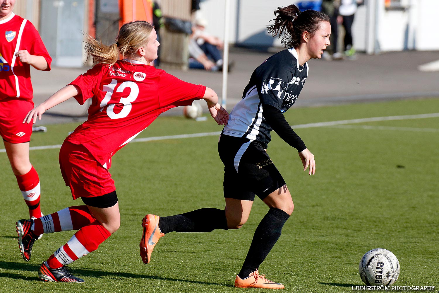 Träningsmatch Skövde KIK-Ulricehamns IFK 6-2,dam,Södermalms IP,Skövde,Sverige,Fotboll,,2014,83763