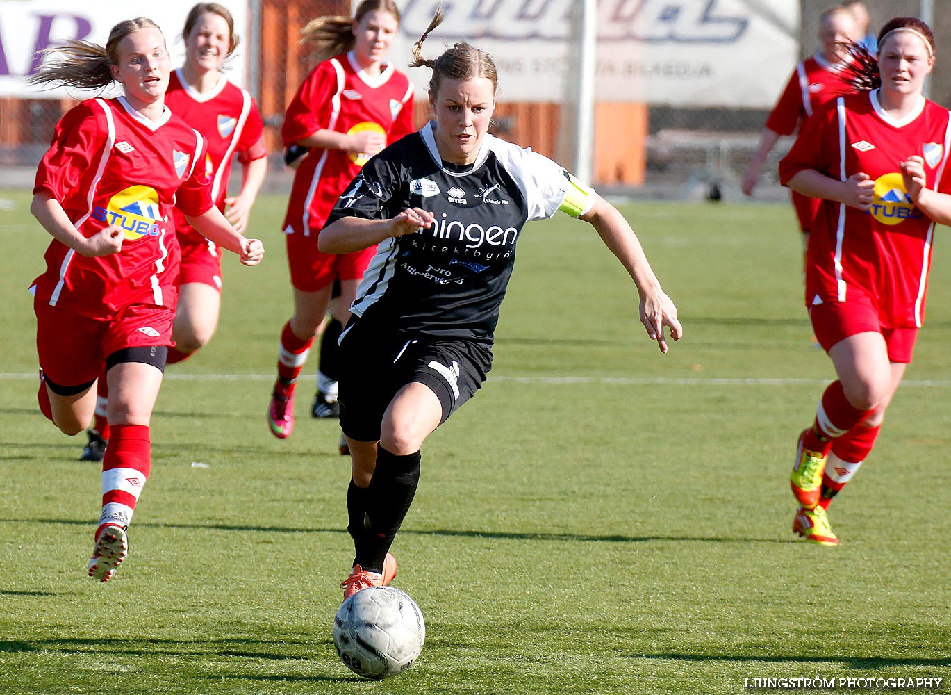 Träningsmatch Skövde KIK-Ulricehamns IFK 6-2,dam,Södermalms IP,Skövde,Sverige,Fotboll,,2014,83766