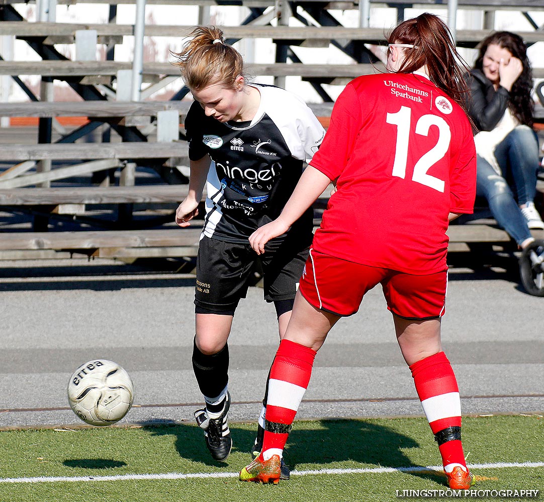 Träningsmatch Skövde KIK-Ulricehamns IFK 6-2,dam,Södermalms IP,Skövde,Sverige,Fotboll,,2014,83801