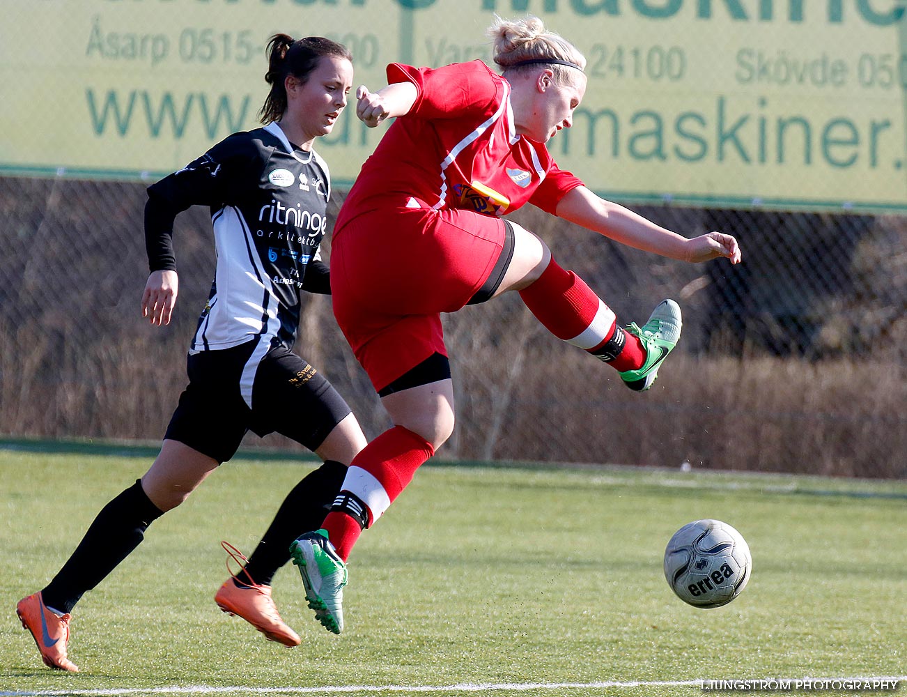 Träningsmatch Skövde KIK-Ulricehamns IFK 6-2,dam,Södermalms IP,Skövde,Sverige,Fotboll,,2014,83812