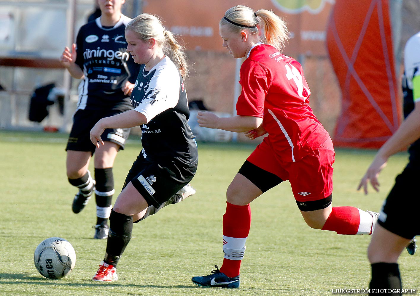 Träningsmatch Skövde KIK-Ulricehamns IFK 6-2,dam,Södermalms IP,Skövde,Sverige,Fotboll,,2014,83818