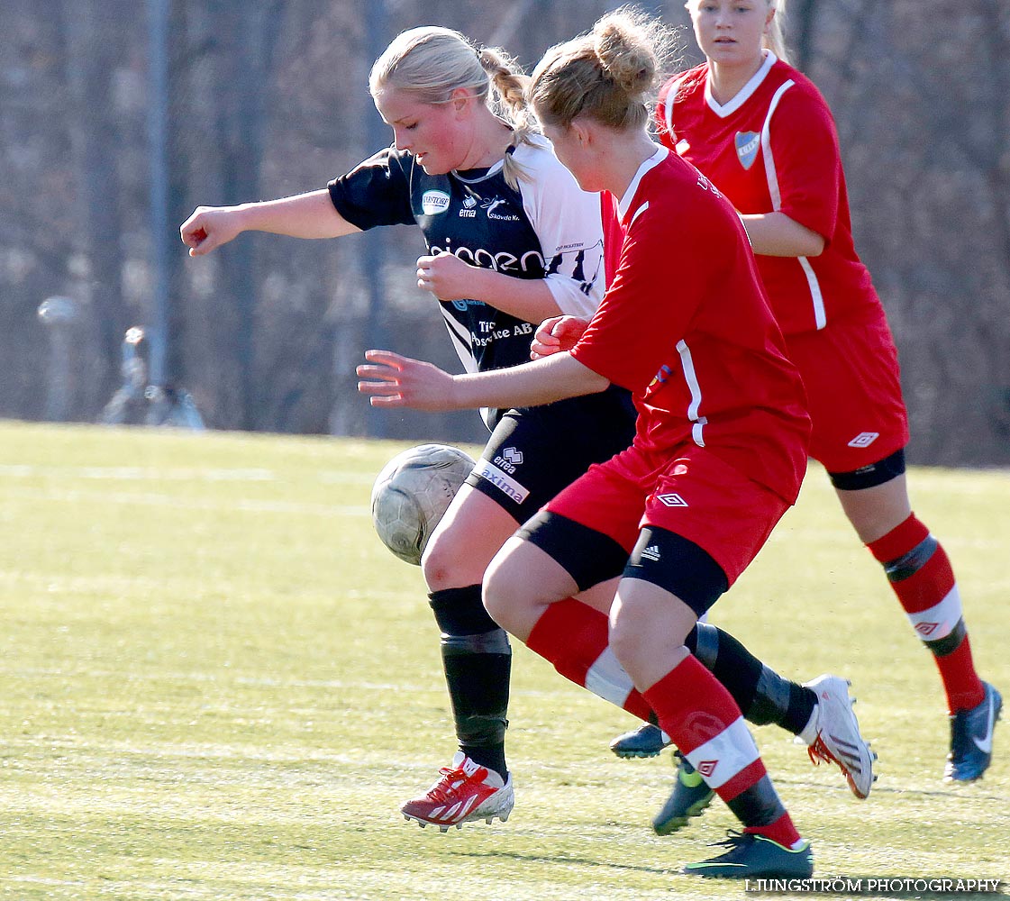 Träningsmatch Skövde KIK-Ulricehamns IFK 6-2,dam,Södermalms IP,Skövde,Sverige,Fotboll,,2014,83829