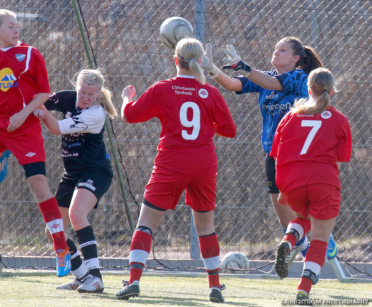 Träningsmatch Skövde KIK-Ulricehamns IFK 6-2,dam,Södermalms IP,Skövde,Sverige,Fotboll,,2014,83881