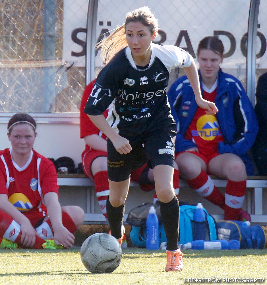 Träningsmatch Skövde KIK-Ulricehamns IFK 6-2,dam,Södermalms IP,Skövde,Sverige,Fotboll,,2014,83886