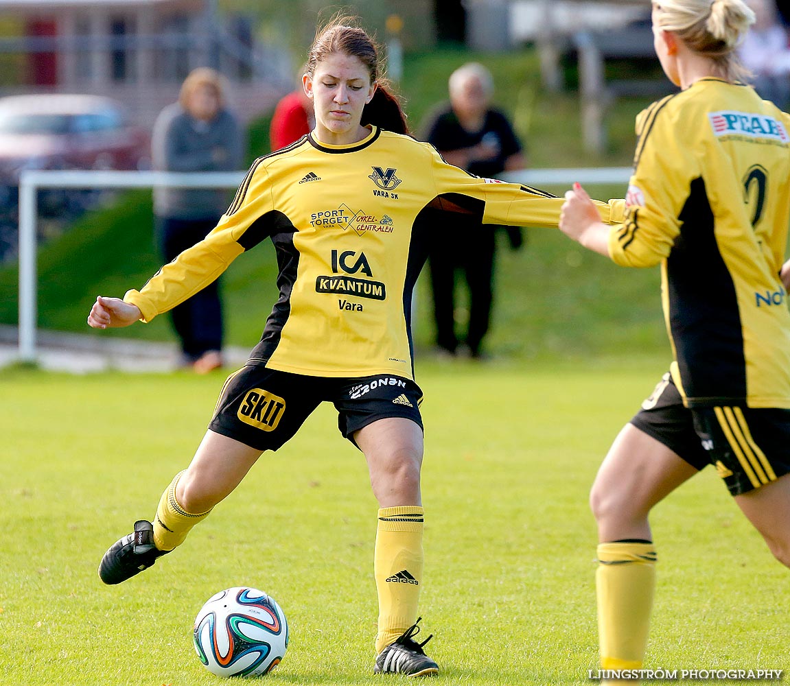 Vara SK-Skövde KIK 1-1,dam,Torsvallen,Vara,Sverige,Fotboll,,2014,90057