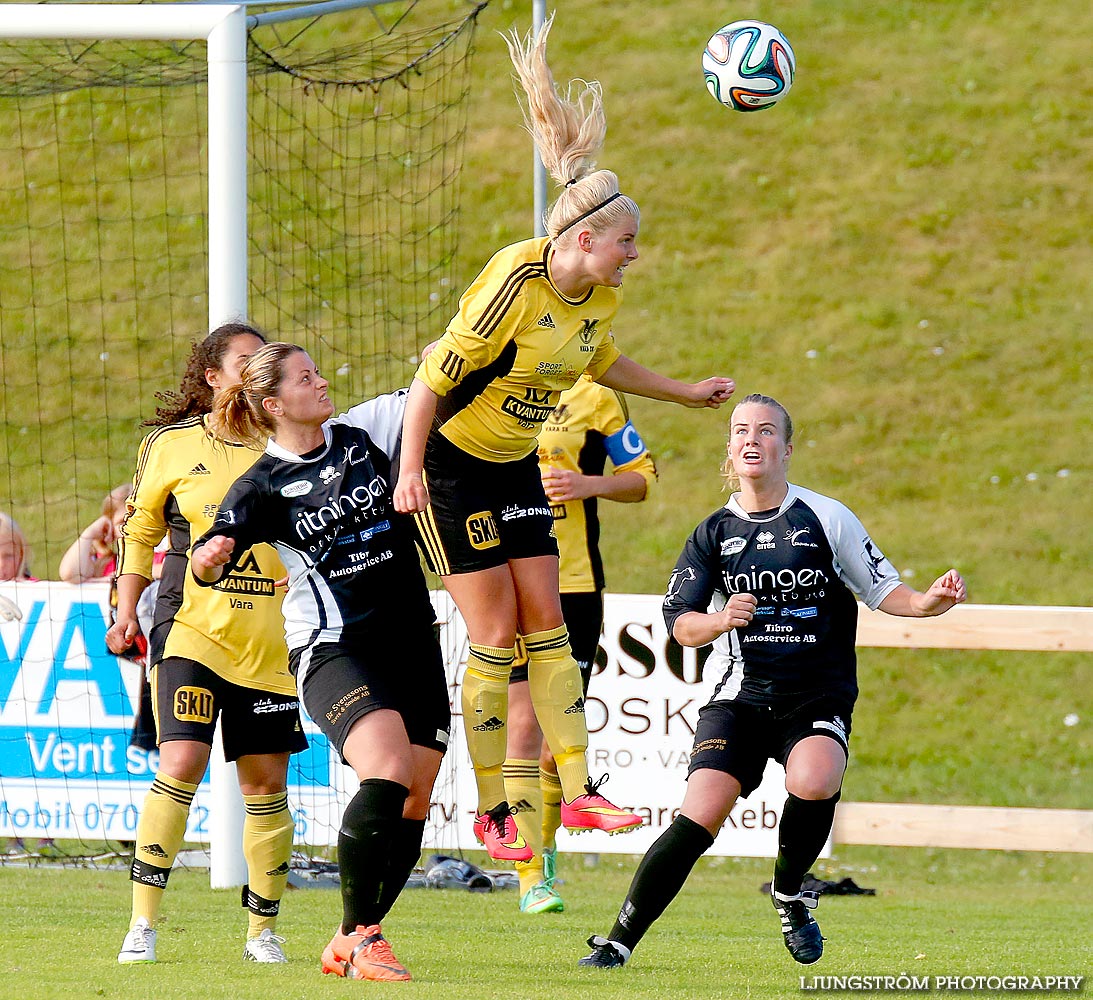 Vara SK-Skövde KIK 1-1,dam,Torsvallen,Vara,Sverige,Fotboll,,2014,90072