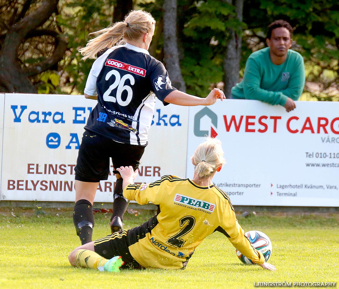 Vara SK-Skövde KIK 1-1,dam,Torsvallen,Vara,Sverige,Fotboll,,2014,90092