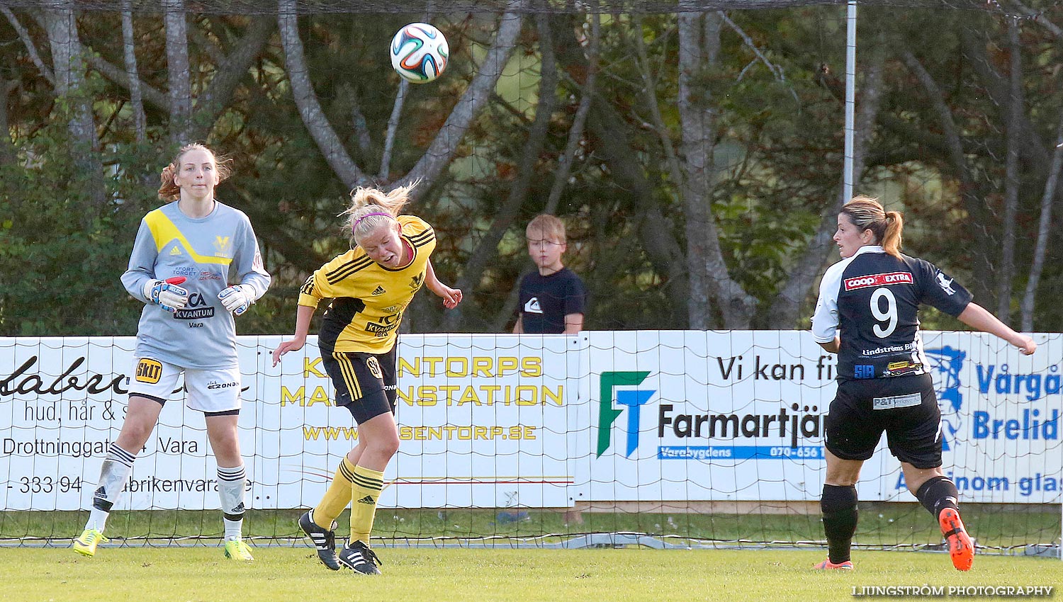 Vara SK-Skövde KIK 1-1,dam,Torsvallen,Vara,Sverige,Fotboll,,2014,90164