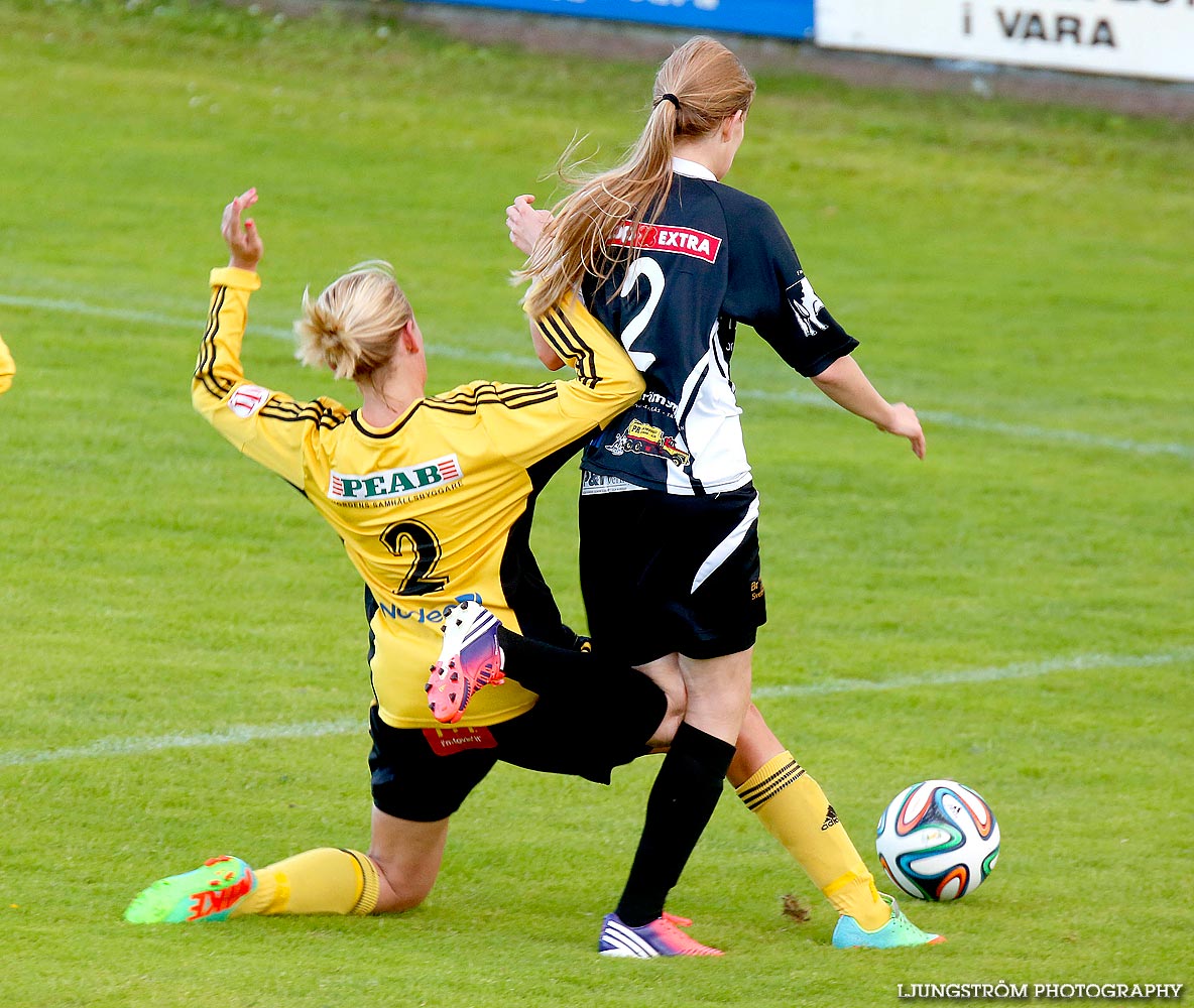 Vara SK-Skövde KIK 1-1,dam,Torsvallen,Vara,Sverige,Fotboll,,2014,90185