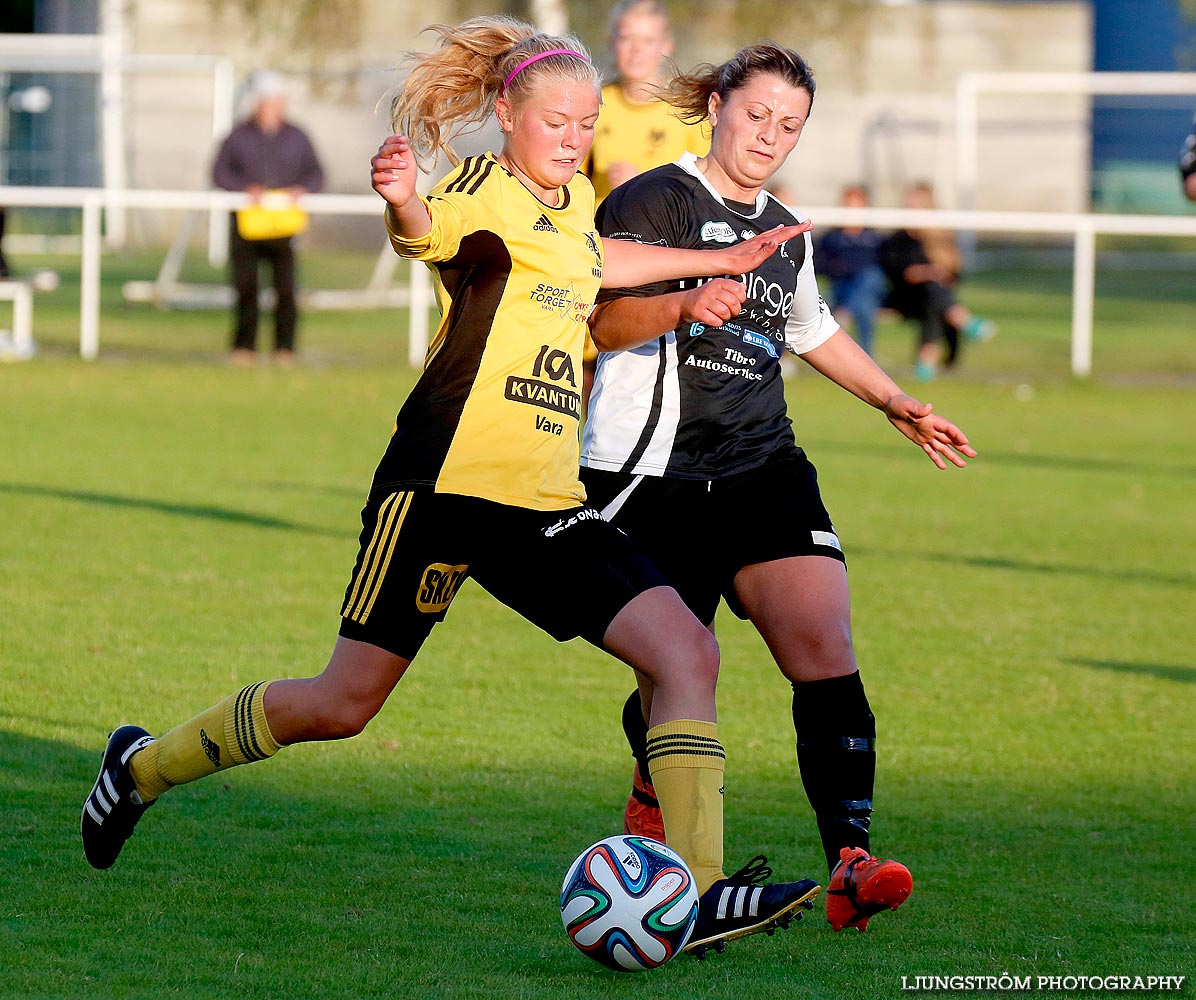 Vara SK-Skövde KIK 1-1,dam,Torsvallen,Vara,Sverige,Fotboll,,2014,90207