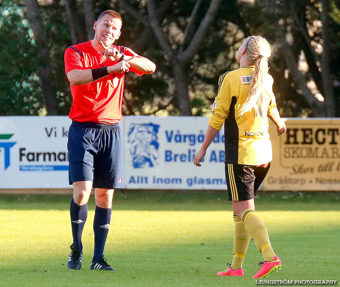 Vara SK-Skövde KIK 1-1,dam,Torsvallen,Vara,Sverige,Fotboll,,2014,90219